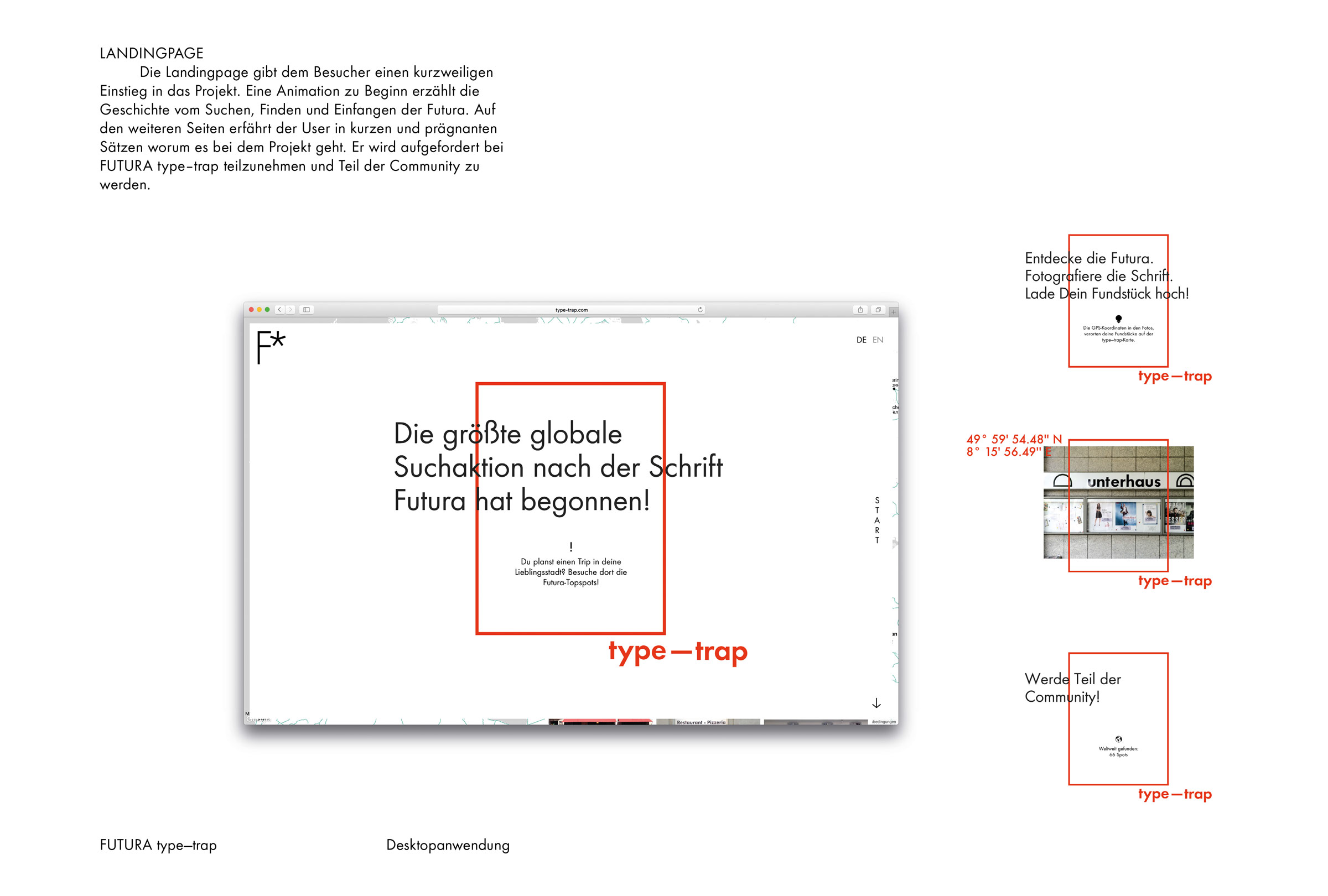 FUTURA type-trap – Landingpage © Christian Weber – Büro für Gestaltung und Kommunikation